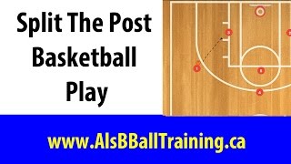 Split The Post Basketball Play [upl. by Orbadiah338]