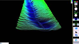 WASSP Multibeam Sonar surveying a dredge trench with pipeline [upl. by Jervis]