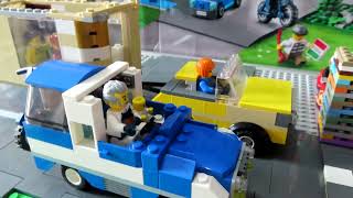 My ideas for Lego Blue Jeep amp Caravan [upl. by Sirob809]