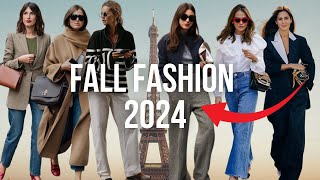 10 CLASSIC FALL FASHION TRENDS 2024 FRENCH WOMEN LOVE TO WEAR PARIS FASHION TRENDS [upl. by Ellecrag]