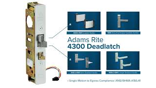 AdamRite 4300 Electrified Deadlatch Video [upl. by Eneluj215]