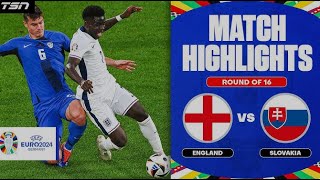 England mount dramatic comeback to defeat Slovakia in Euro 2024Euro2024 Football [upl. by Ora]