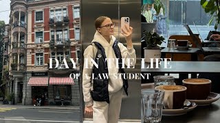 DAY IN MY LIFE AS A LAW STUDENT  uni vlog law school campus life [upl. by Eiboj586]