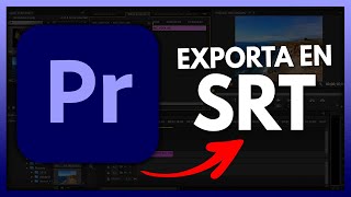 🚀¿Cómo EXPORTAR subtítulos SRT en Adobe Premiere CCRÁPIDO [upl. by Quigley]