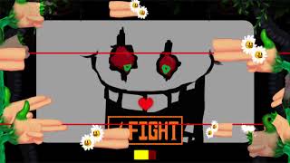 omega flowey boss fight fan made fight with DETERMINATION [upl. by Aibat169]