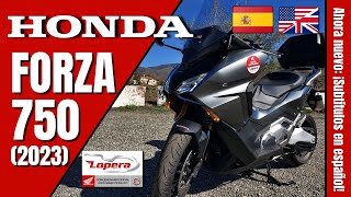 Honda Forza 750 2023  Test Ride Review Walkaround Soundcheck 0 to 100 kph  VLOG 422 [upl. by Adnohsat]