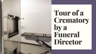 Tour of a crematory by a funeral director [upl. by Roe]