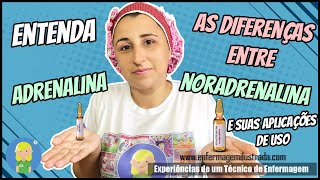 ADRENALINA e a NORADRENALINA Em que situações ambos são indicados para uso [upl. by Friedrich802]