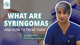 Dermatologists Guide To Syringoma  Dr Stephen Lacson Dermatologist [upl. by Nannerb]