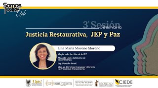 SEMINARIO JUSTICIA TRANSICIONAL JEPUPTC  SESIÓN III [upl. by Anatnom]