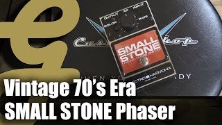 Vintage EH Small Stone Phaser [upl. by Tanny]