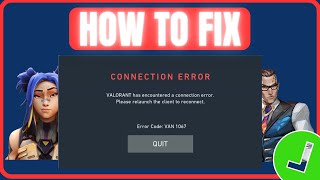 Fix Valorant Error Code VAN 1067  How To Fix Valorant Conneciton Error [upl. by Valle]