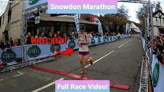 BEAUTIFUL BUT BRUTAL Snowdon Marathon Full Race Video [upl. by Kevina]