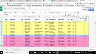 Advanced Voter list In Excel full version [upl. by Newlin989]