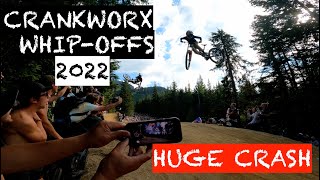 WHIP OFFS 2022  HUGE CRASH BACKFLIPS WHIPS  MORE  CRANKWORX WHISTLER  4K [upl. by Anastasia]