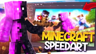 Creating a Minecraft Thumbnail with Blender  Speedart 36 [upl. by Aivad966]