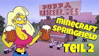 Minecraft Springfield POPPA WHEELIES  Teil 2 [upl. by Adnaugal]