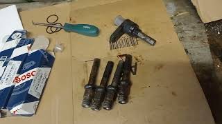 Volvo 740 kjet K Jetronic Injector replacement Plus belt tightening MOT news [upl. by Eisak]