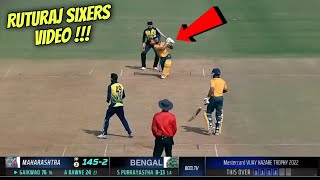 Ruturaj Gaikwad Batting 🥵 Today Match Syed Mushtaq Ali Trophy Highlights [upl. by Llerihs]