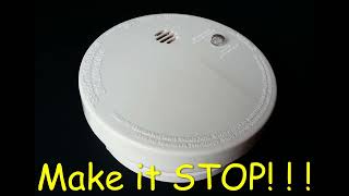 Chirping Smoke Alarm Sound Effect Low Battery Smoke Detector [upl. by Ansev]