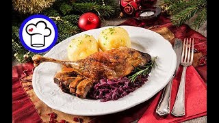 GÄNSEKEULE mit Soße Gänsebraten Festagsbraten [upl. by Omor]