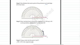 Lines amp Angles  Class 6  Chapter 2  210  Drawing Angles  Explainer [upl. by Innad50]