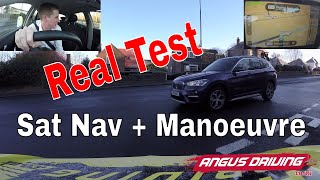 Full Real New Driving Test With Sat Nav And New Manoeuvres Fully Explained In Edinburgh 2017 [upl. by Eseilanna]