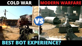 Call of Duty Cold War vs Modern Warfare  Bots on Veteran difficulty  Xbox Series X [upl. by Eddina]