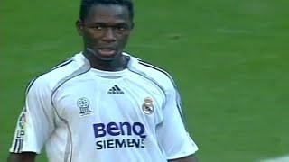 Mahamadou Diarra vs Villarreal Home  Debut in R Madrid  27082006 [upl. by Nylarat]