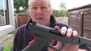 UMAREX UX SPA 60 SPRING PISTOL SHOOTING REVIEW 21092024 [upl. by Acinorev]