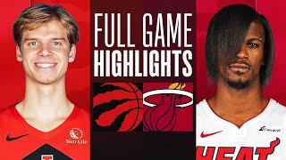 RAPTORS at HEAT  FULL GAME HIGHLIGHTS  April 14 2024 [upl. by Crystie]