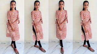 KurtiSuit Cutting and Stitching Step by Step Easy Kurti Cutting for Beginner with Very Useful Tips [upl. by Nalat]