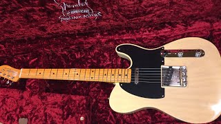 Fender Broadcaster tone clean chorus 70th anniversary first look [upl. by Ridglea65]