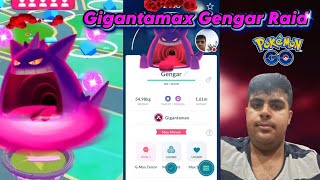 Pokémon GO Gigantamax Gengar Max Battle Raid [upl. by Antonina705]