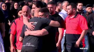 Underworld figger nicknamed angel of death Tarek Ayoub funeral in Sydney [upl. by Nerraf]