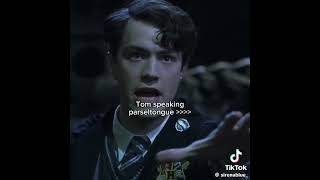 Tom speaking parseltongue tomriddle keşfet fyp [upl. by Anitteb597]