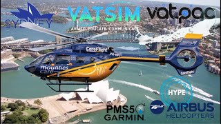 MSFS 2020 Hype Performance H145 on Vatsim Sydney Australia [upl. by Groark]