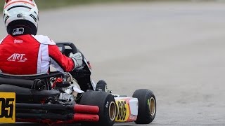 Onboard Xen de Ruwe in the Rotax Winter Cup at Campillos [upl. by Alpers611]