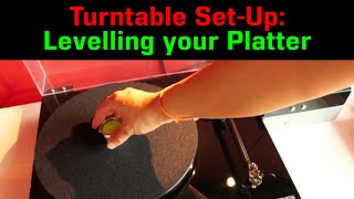 Turntable Setup LEVEL your platter [upl. by Vincent430]