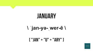 How To Pronounce January  Meaning  Pronunciation [upl. by Uird]