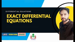 Exact Differential Equations Differential Equations  Engineering Mathematics [upl. by Olcott390]