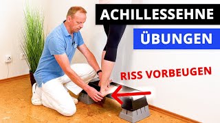 Achillessehnenriss und Reizung vorbeugen 3 SofortÜbungen für zuhause [upl. by Eirac]