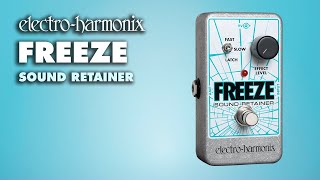 ElectroHarmonix Freeze Sound Retainer EHX Pedal Demo [upl. by Naveb344]