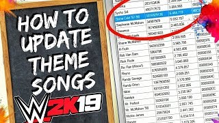 WWE 2K19 How to Install New Custom Theme Music [upl. by Zehcnas597]