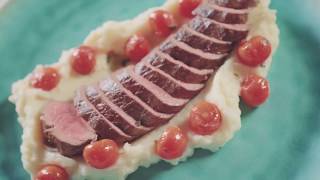 Pan fried Australian Lamb Loin with Mashed Potatoes [upl. by Bayly921]