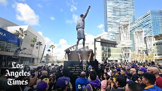 What Kobe Bryant’s statue means to fans and Los Angeles [upl. by Yvette831]