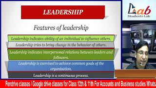 75 Directing  Leadership Meaning amp Importance [upl. by Ditmore]