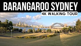 4K 🌅 Barangaroo Reserve to Sydney Harbour Bridge Walking Tour 🇦🇺 Australia [upl. by Nyrraf]