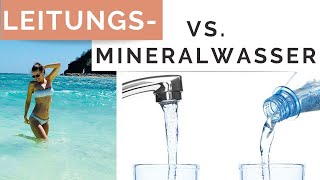 LEITUNGSWASSER vs MINERALWASSER 🍶 TrinkwasserQualität 🍶 WAS ich trinke 🍶 Leitungswasser gesünder [upl. by Irej844]