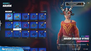 Gather Foraged Items at Different Named Locations  Fortnite Haven Skelle Stag Mask [upl. by Rempe446]